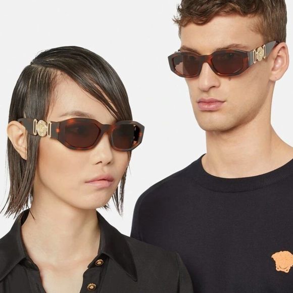New! Versace Medusa Brown 40mm Sunglasses main image 4